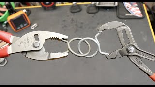 Battle of the Hose Clamp Pliers Snap On vs Knipex Strong fast nimble flexible Who will win [upl. by Eunice]