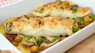 Bacalhau no Forno com Batatas e Presunto Sabor Tradicional e Simplicidade à Sua Mesa [upl. by Gnni]