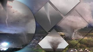 THE MOST INSANE 4k drone footage of a tornado ever captured [upl. by Sheppard600]