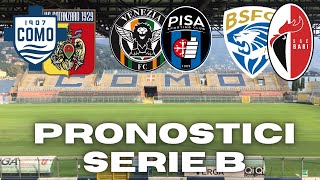 PRONOSTICI SERIE B 11 GIORNATA COMOCATANZARO VENEZIAPISA BRESCIABARI [upl. by Shanly202]