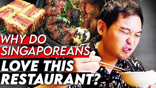 Singaporeans LOVE This Japanese Restaurant I Tried [upl. by Yalc793]