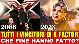 TUTTI I VINCITORI DI X FACTOR  Ecco cosa fanno oggi [upl. by Adar532]