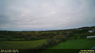 Carnkie Weather Timelapse  30th October 2024 [upl. by Nosnevets]