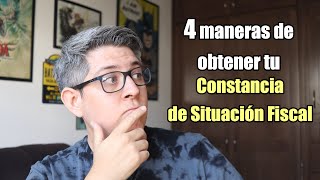 Imprime tu CIF sin contraseña  4 maneras de obtener la constancia de situación fiscal 2024  RFC [upl. by Rosati]