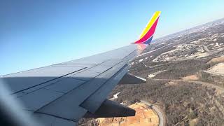 Southwest B737700 Takeoff from Baltimore [upl. by Christal999]