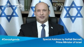 Special Address by Naftali Bennett Prime Minister of Israel  Davos Agenda 2022 [upl. by Enalda]