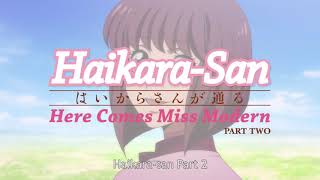 Haikara san Here Comes Miss Modern Part 2  30 Second Trailer [upl. by Adian946]