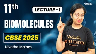 Biomolecules L1  Class 11 Biology  CBSE 2025  Nivetha Maam [upl. by Ronile]