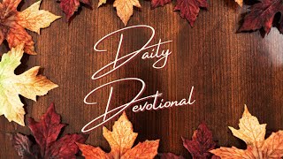 Monday November 4 FBC Quitman GA  Daily Devotion [upl. by Linad]