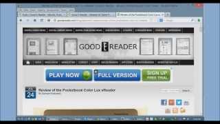 How to load eBooks in the Pocketbook Color Lux [upl. by Donna]