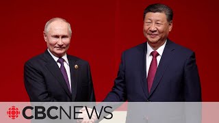 Putin Xi pledge closer ties during Russian presidents Beijing trip [upl. by Nahsyar]