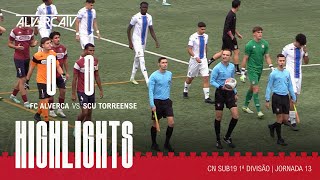 FC Alverca 00 SCU Torreense  Highlights [upl. by Leissam214]