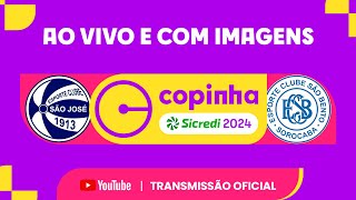 JOGO COMPLETO SÃO JOSÉ RS X SÃO BENTO  PRIMEIRA FASE  COPINHA SICREDI 2024 [upl. by Yojal]