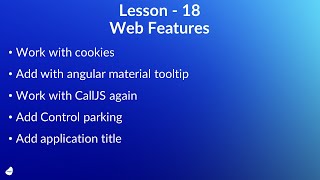 Magic Web Client Course  L18 Web Features [upl. by Nuahsor]