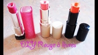 ♡DIY  comment faire du rouge à lèvres♡ [upl. by Semaj181]