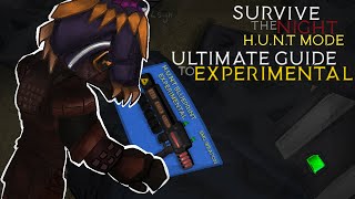 Roblox Survive the Night HUNT Mode Ultimate Guide to Experimental [upl. by Teplitz]