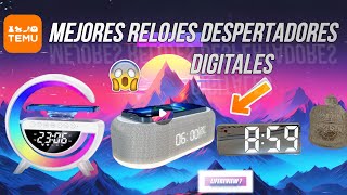 😱🌟¡TOP 3 MEJORES RELOJES DESPERTADORES DIGITALES calidad precio DE TEMU🚀✅ [upl. by Conti634]