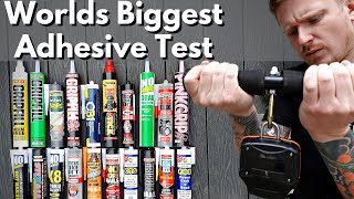 Worlds Biggest Adhesive Test  SHOCKING RESULTS [upl. by Sylvia284]