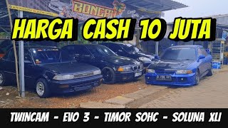 HABISIN STOK MURAH HARGA CASH 10 JUTA BONCAU GARAGE TWINCAM TIMOR SOHC SOLUNA XLI EVO3 [upl. by Eimareg201]