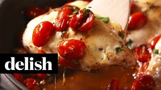 How To Make Caprese Chicken  Delish [upl. by Aber391]