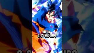 ULTRA INSTINCT IS WAYYY BETTER goku ultrainstinct anime wouldyourather fyp [upl. by Desirea]