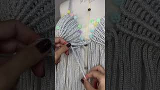 macrame handmade tutorial macrametutorial diy passoapasso moda [upl. by Mimajneb120]