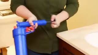 Air Power Drain Blaster gun High Pressure Powerful Manual sink Plunger Opener [upl. by Ollehcram855]