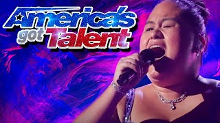 Lavender Darcangelo Sings Her Heart Out with “I Wanna Know What Love Is” on AGT Qualifiers [upl. by Marnia]