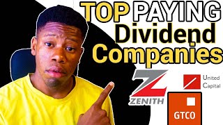 Highest Paying Dividend Stocks in Nigeria 2023  2024 Stocks To Make Money From [upl. by Ahsaenat]