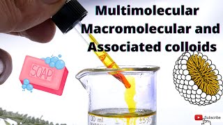 Multimolecular Macromolecular and Associated Colloids [upl. by Ennoitna246]