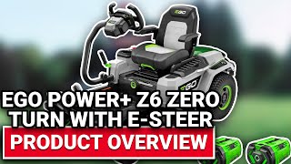 EGO Power Z6 Zero Turn With ESteer Product Overview  Ace Hardware [upl. by Anirehc]