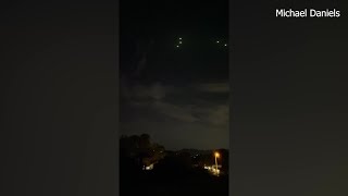 Green lights spotted in sky near Spicewood [upl. by Mayworm]