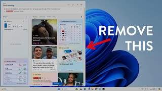 How to Disable Widgets Board on Windows 11 [upl. by Ely336]