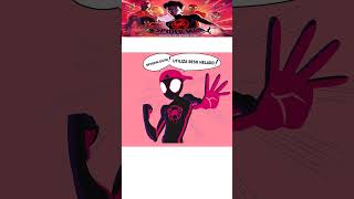 SPIDER GUIN VS MEOWS MORALES  SPIDERMAN ACROSS SPIDER VERSE COMICS [upl. by Mehta]