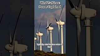 How Do SlowMoving Wind Turbines Generate So Much Power WindTurbines RenewableEnergy [upl. by Leirum187]