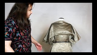 Draping Classical Greek Clothing  Peplos Chiton Himation [upl. by Marina]