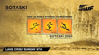 2024 IWWF World Over 35 Waterski Championships  Lake Cris  Sunday [upl. by Acinorej]