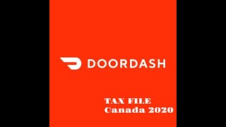 DoorDash Canada Tax file 2020 [upl. by Nylavad]