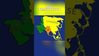 Asia Battle Royale countryballs war mapping asia [upl. by Neeoma]