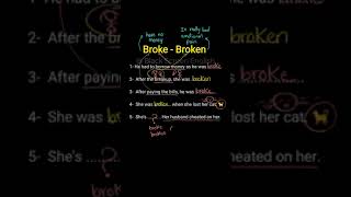 The difference between BROKE and BROKEN [upl. by Zetes]