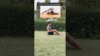 HALASANA  PLOW POSE yoga dailyvlog thyroid height [upl. by Suoivatram]