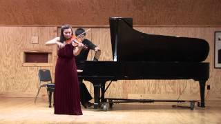 SaintSaëns Violin Concerto No 3 in B minor Isabelle Durrenberger [upl. by Nahs]