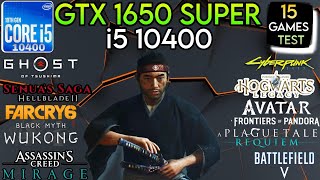 GTX 1650 Super  I5 10400 amp 24GB Ram  Test In 15 Games In 2024 [upl. by Eimrots]