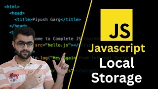 Local Storage in Javascript [upl. by Marcille63]