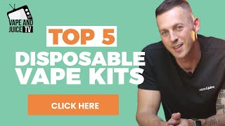 Top 5 Best Disposable Vapes For 2021 Idiots Guide [upl. by Enalahs823]