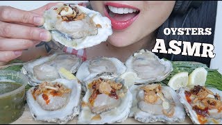 ASMR RAW OYSTERS SPICY THAI DIPPING SAUCE EATING SOUNDS NO TALKING  SASASMR [upl. by Doreg377]