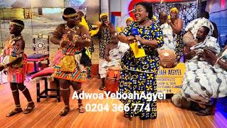 Adowa Dance live on UTV by AdwoaYeboahAgyei 0204 366 774 [upl. by Ettezzil]