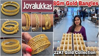 OMG Joyalukkas Gold Bangles Designs 8Gm Starts😳Lightweight Gold Bangles Designs 2024 Gold Bangles [upl. by Dena19]