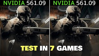 Nvidia Drivers 56109 vs 56590  GTX 1650  Test in 7 Games [upl. by Aelegna]