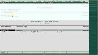 6 How to create Post Dated Cheques in TallyDepositClearCancelBounce [upl. by Hillier]